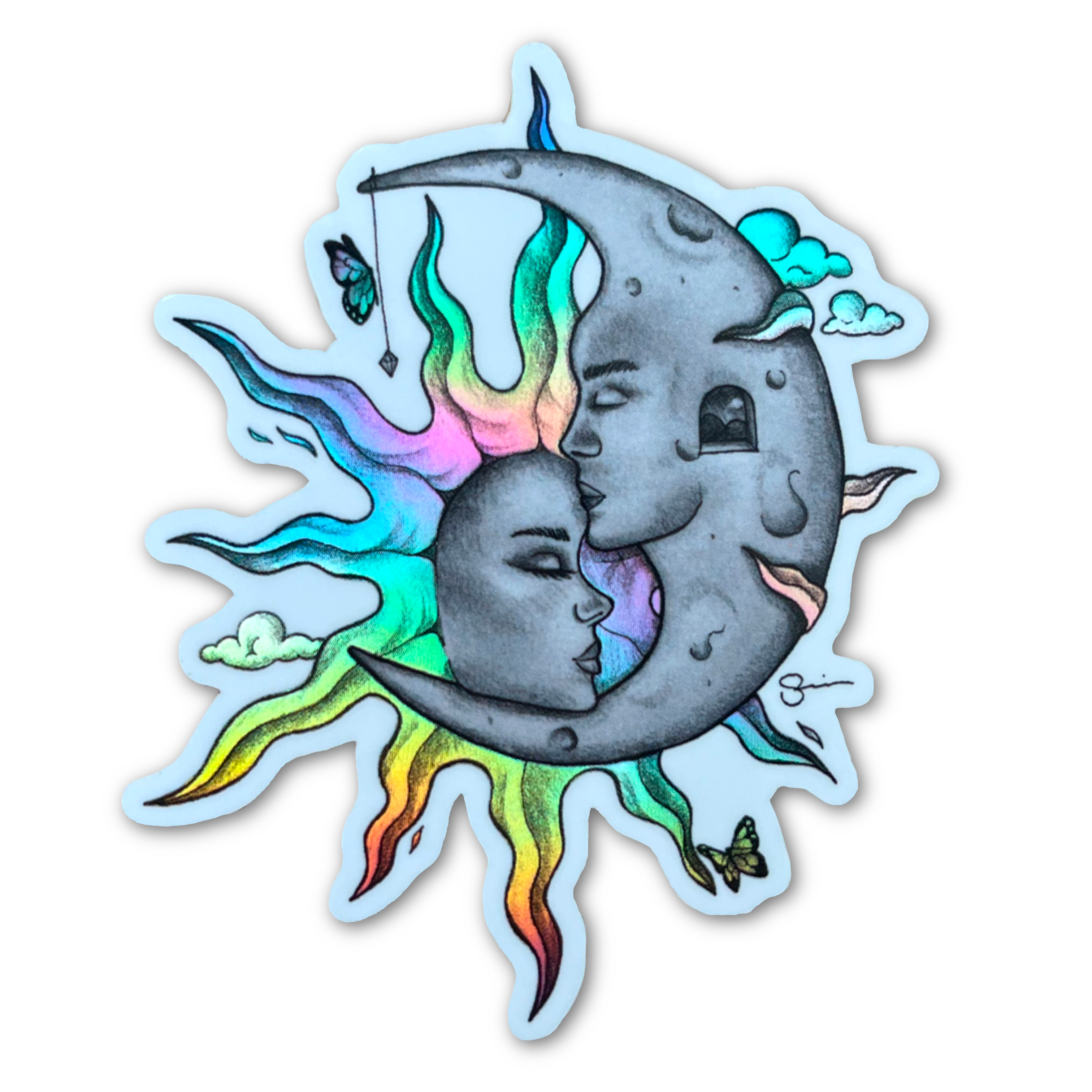 We Melt Into Each Other Sticker