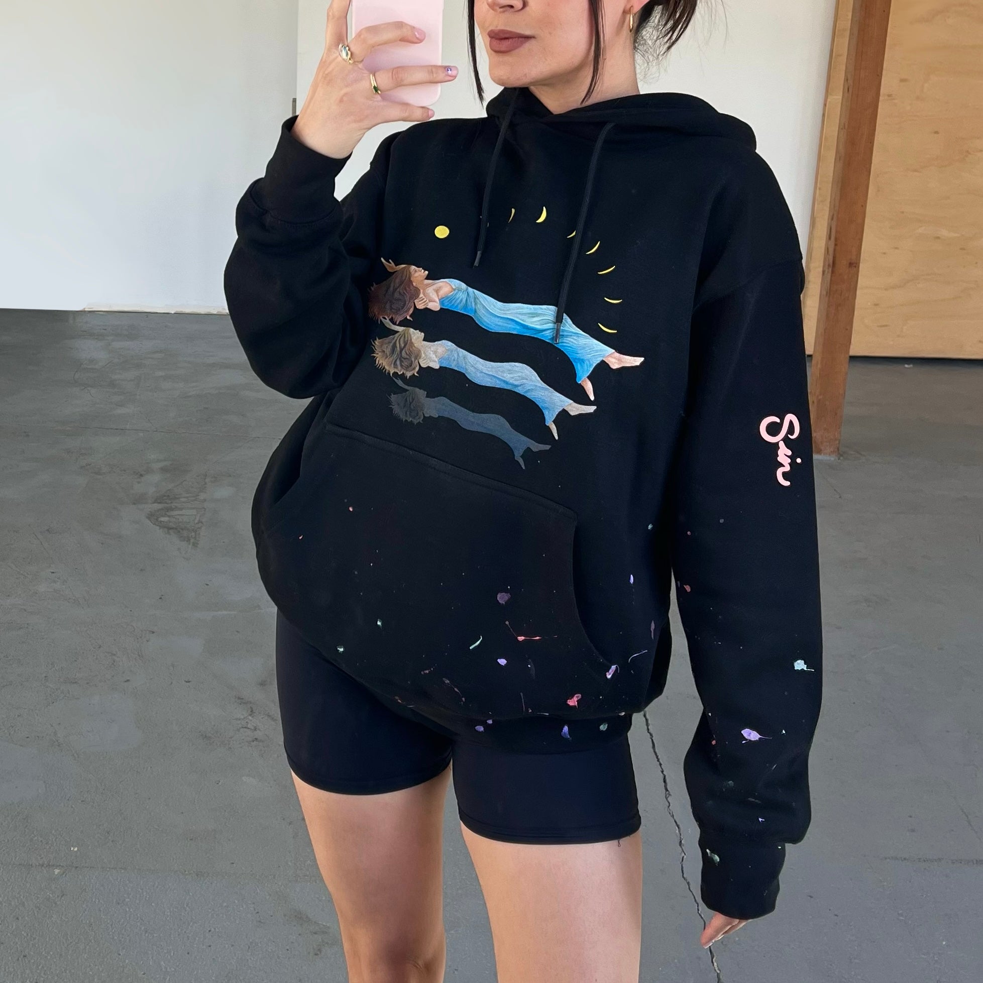 Reflections Hoodie Black
