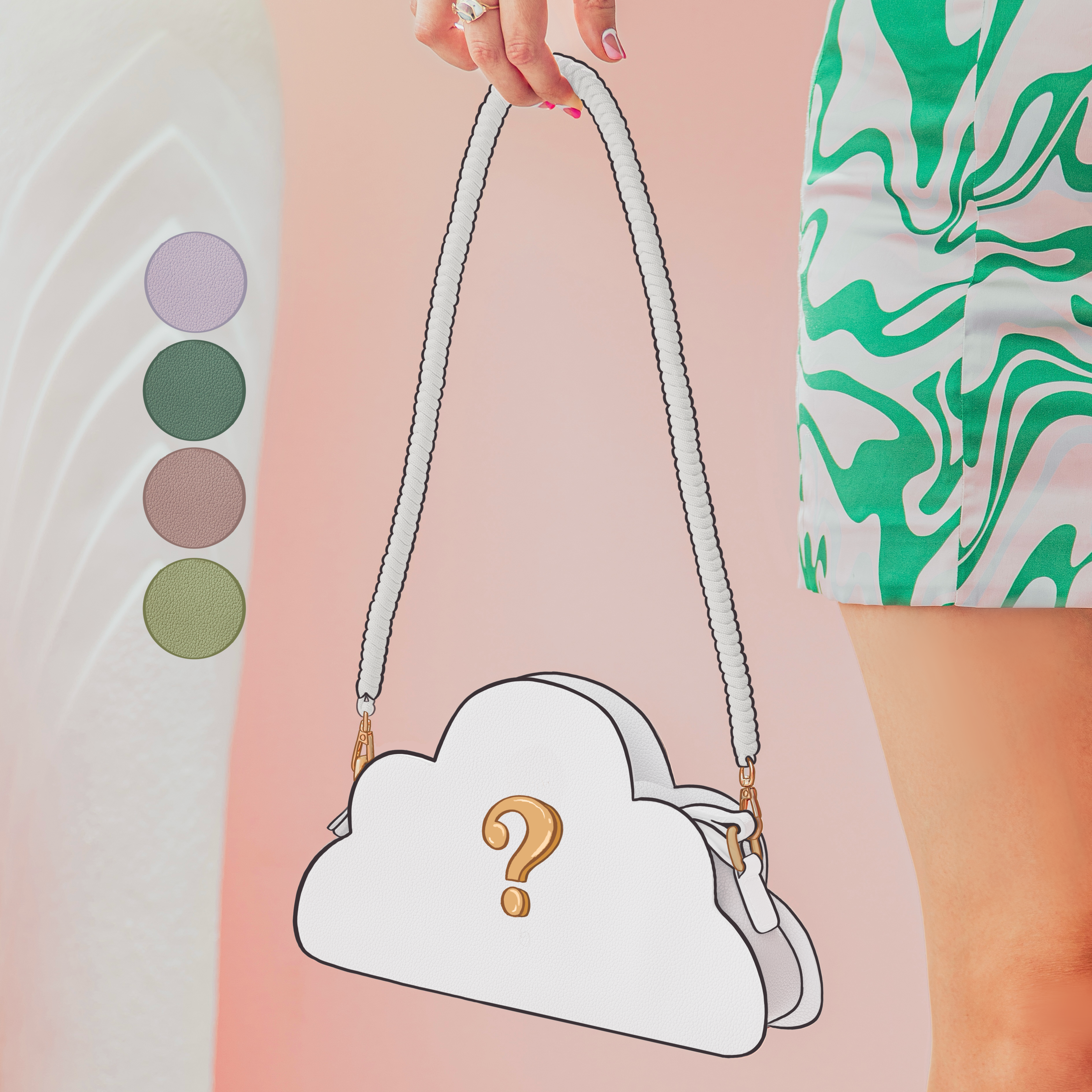 Vibrant Mystery Cloud Purse