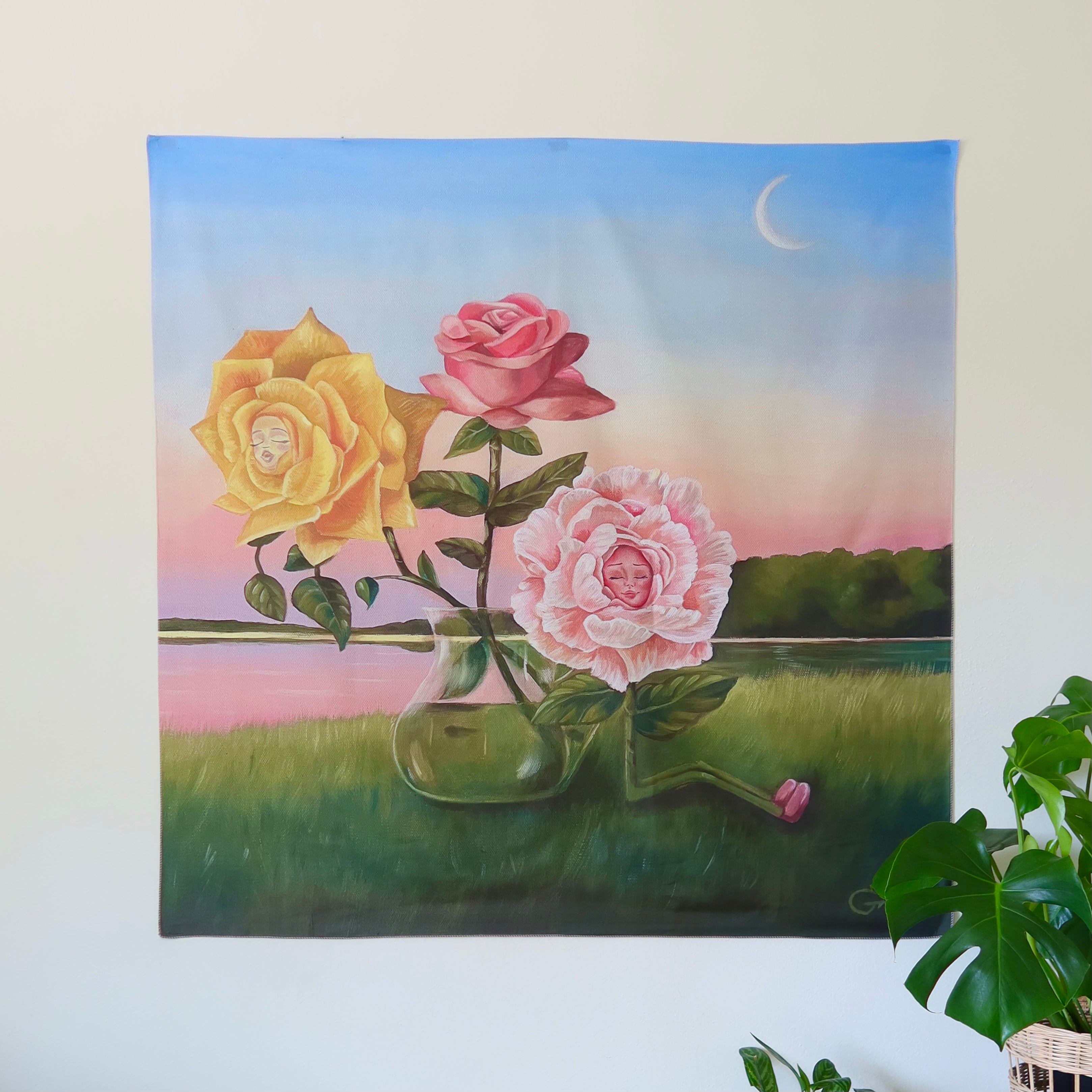 Flower Girls Tapestry