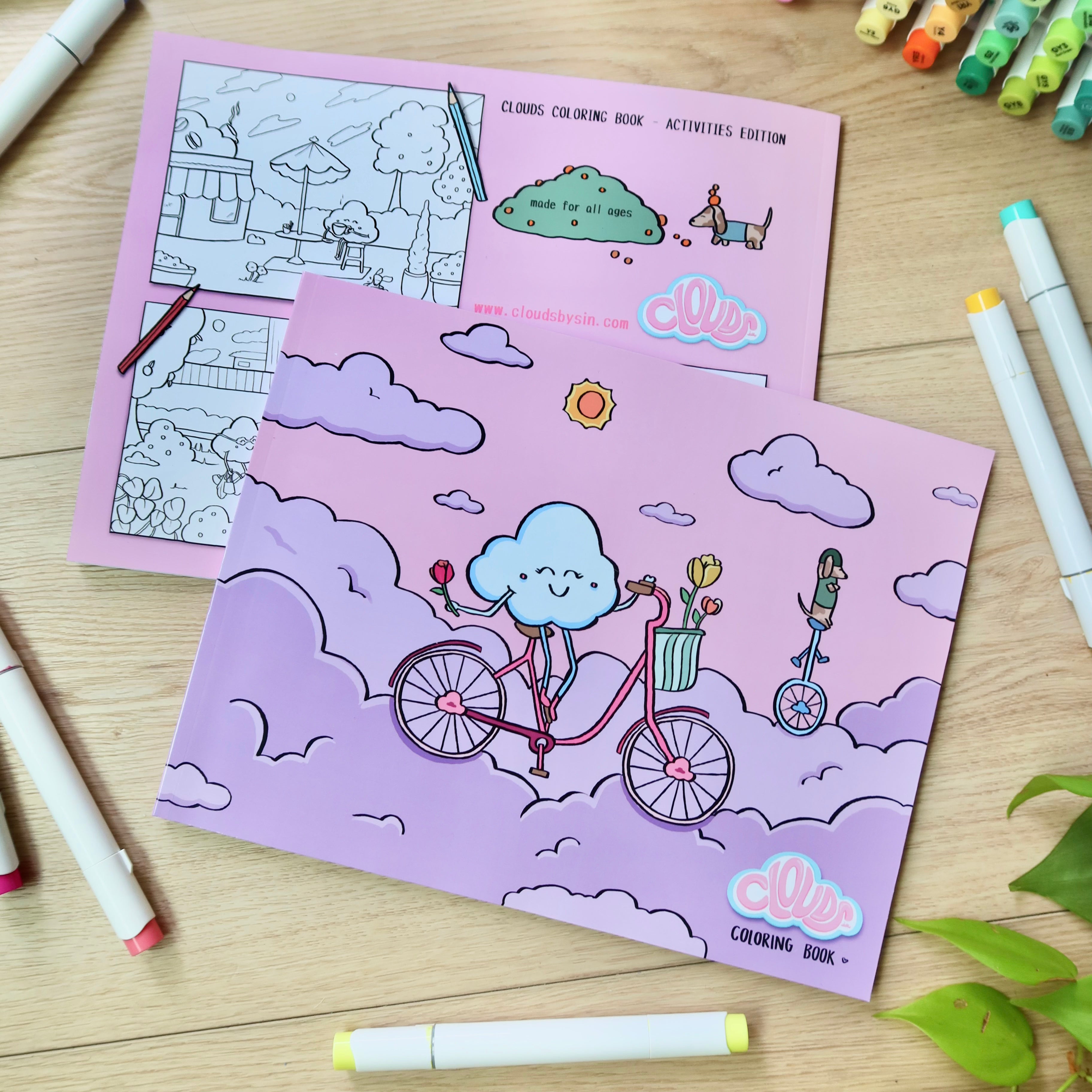 Clouds Coloring Book | Activities Edition