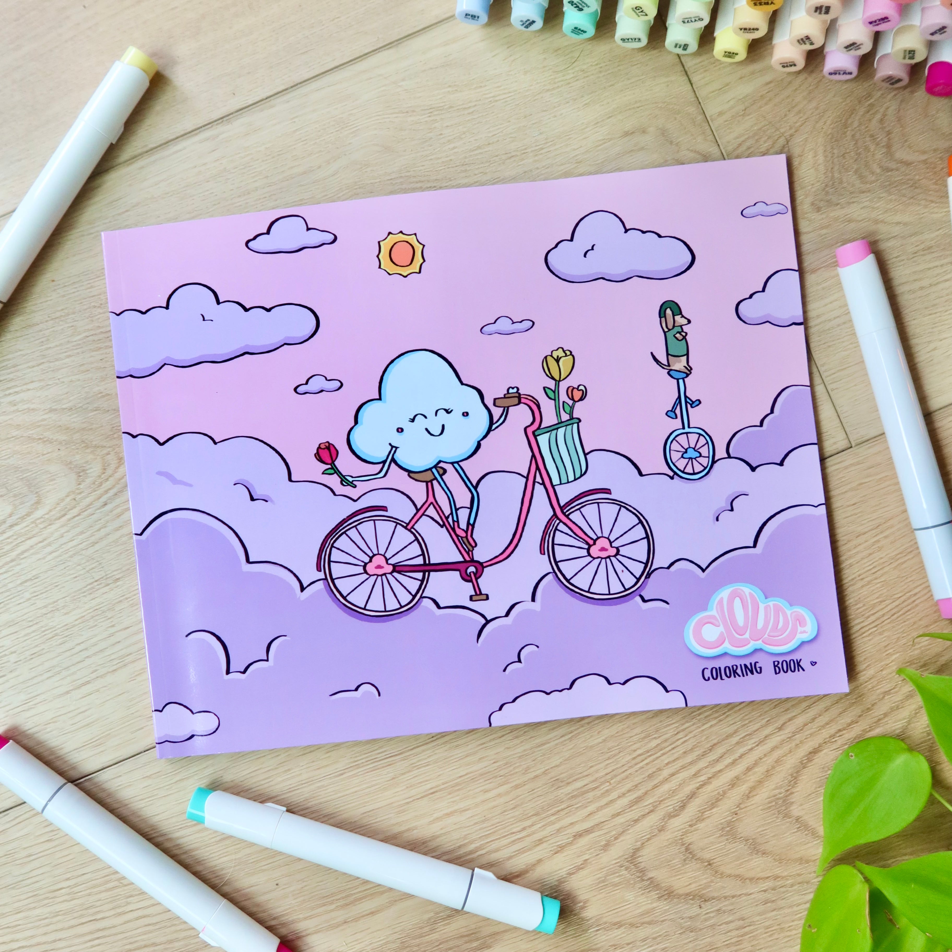 Clouds Coloring Book | Activities Edition