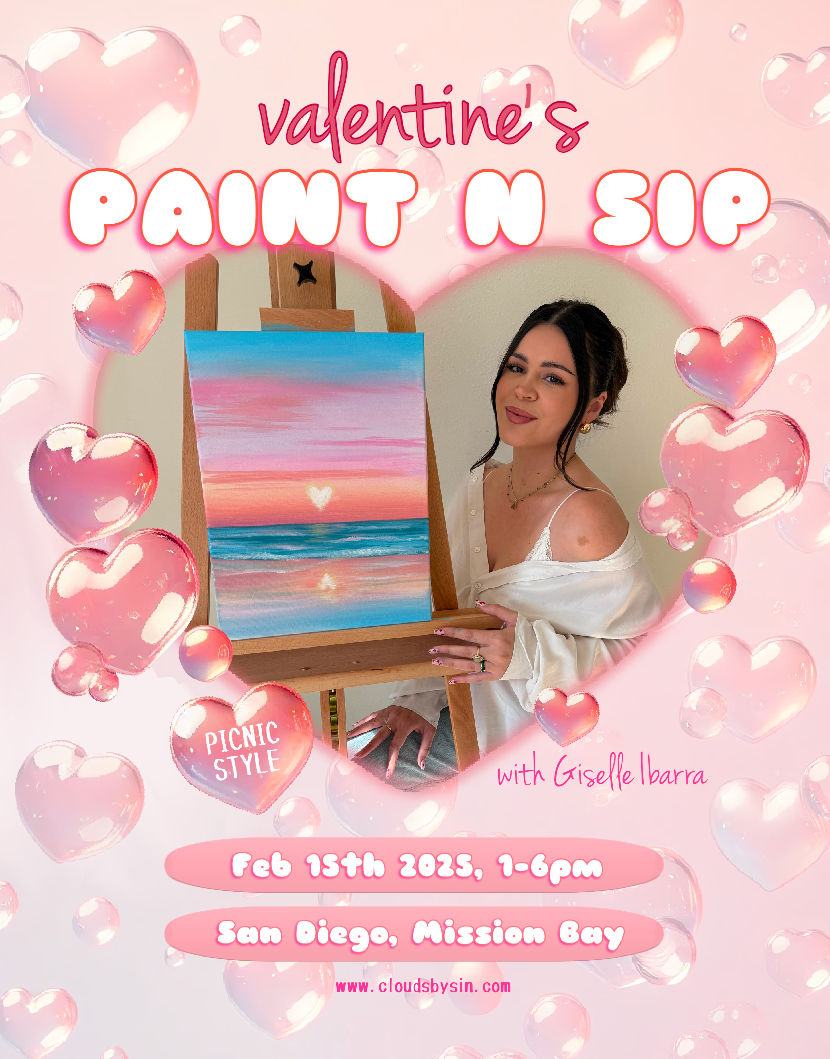 Valentine Paint n Sip Ticket