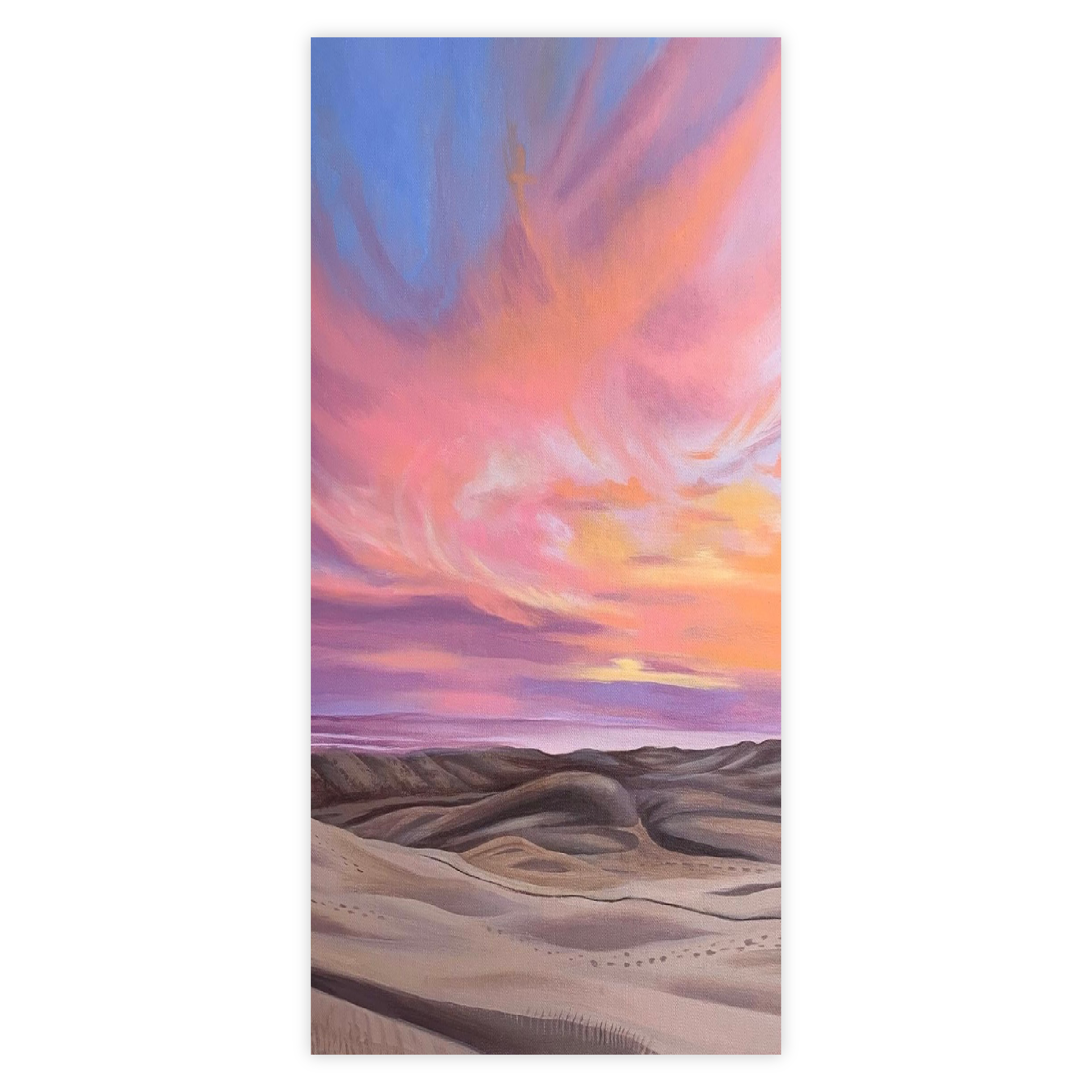 Sand Dunes Sunset Wallpaper