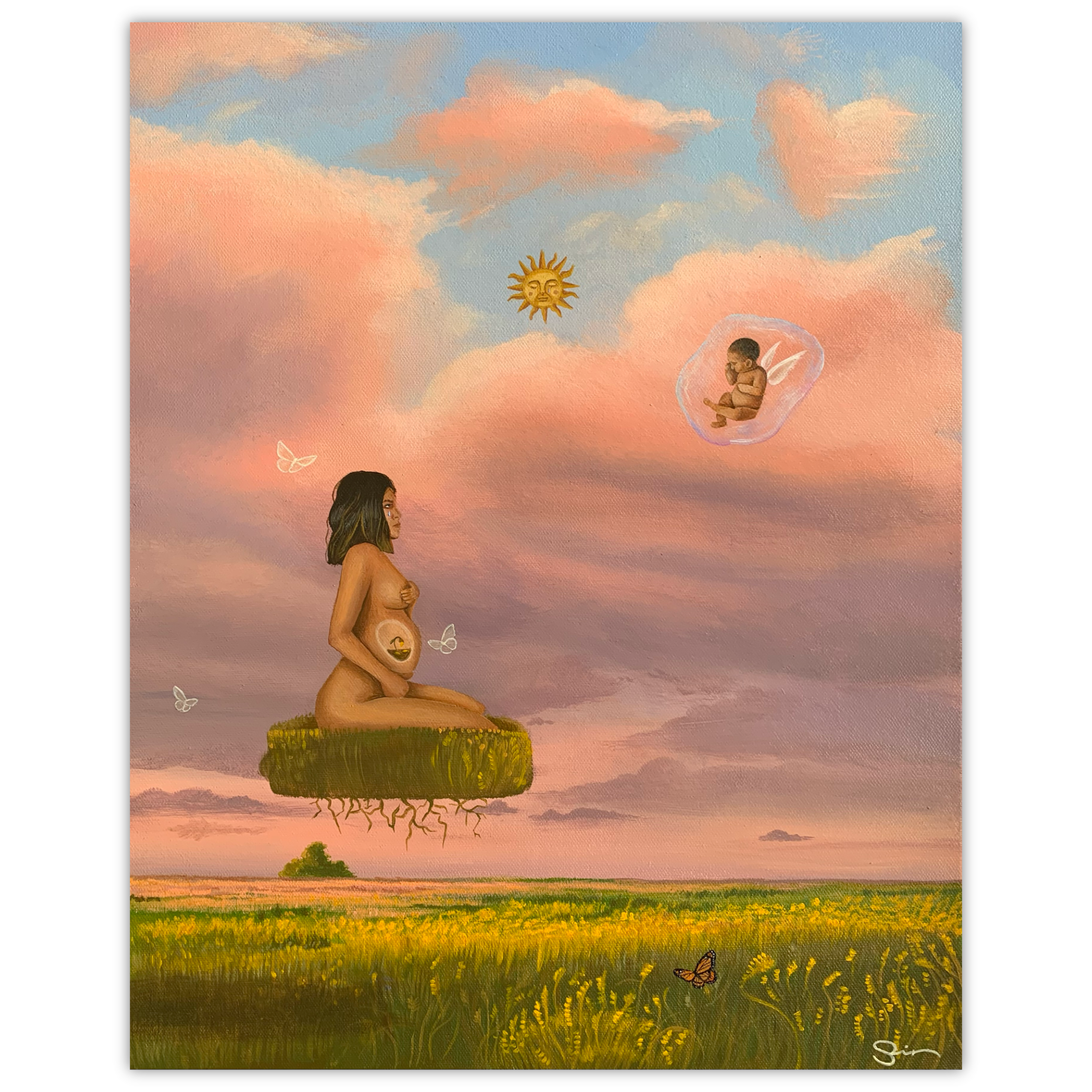 The Miscarriage Canvas Print